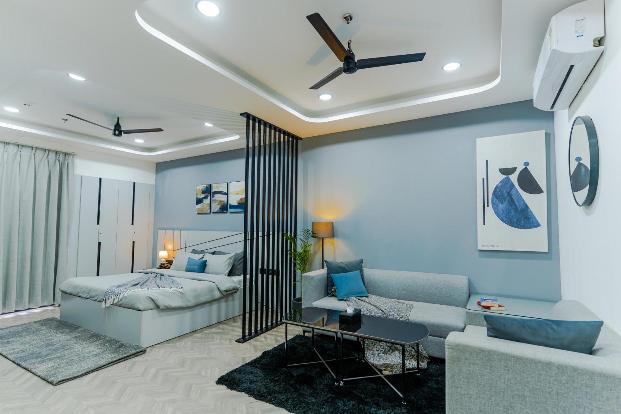 Bedchambers Luxury Apartment Near Golf Course Road Gurgaon Dış mekan fotoğraf